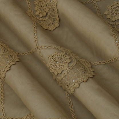 Chanderi Embroidery Fabric