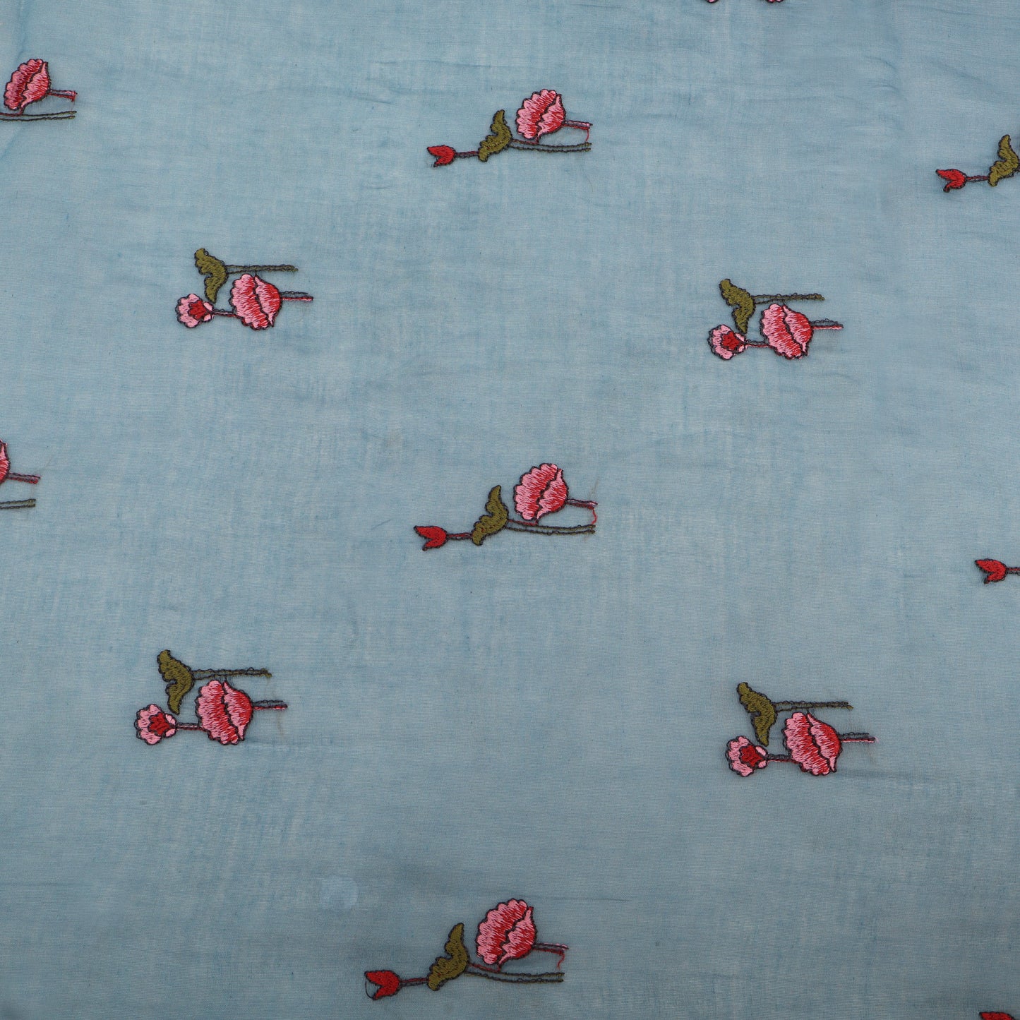 Chanderi Embroidery Fabric