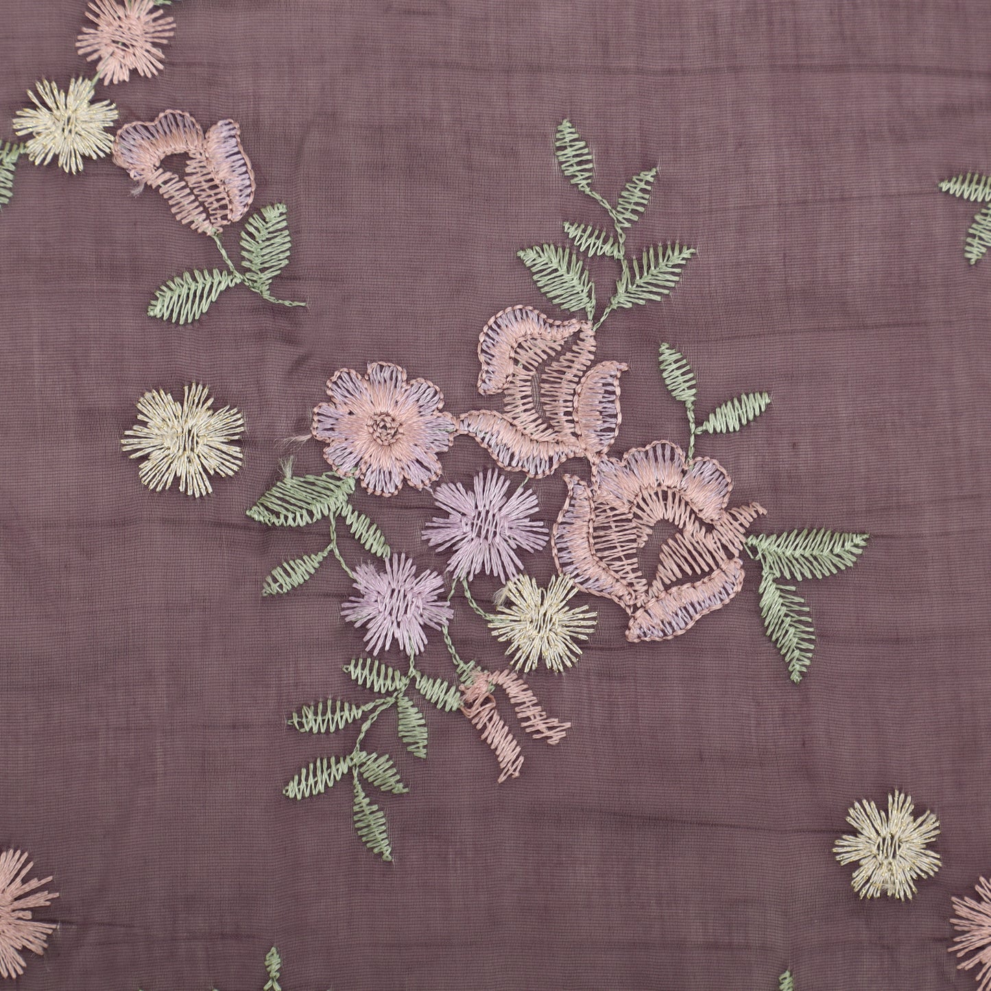 Chanderi Embroidery Fabric