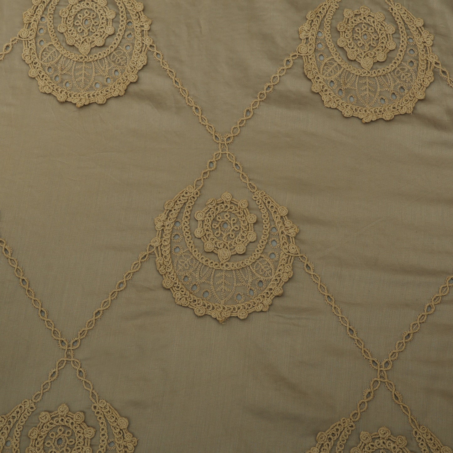 Chanderi Embroidery Fabric