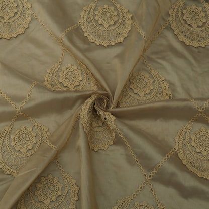 Chanderi Embroidery Fabric