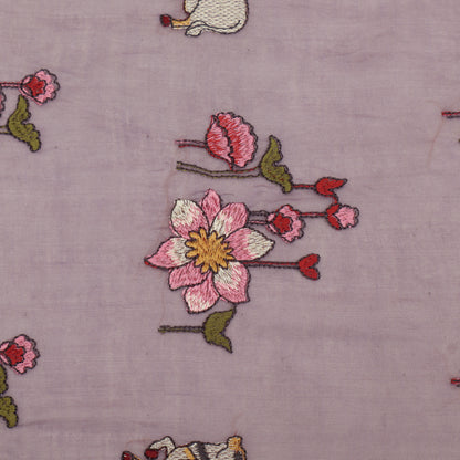 Chanderi Embroidery Fabric