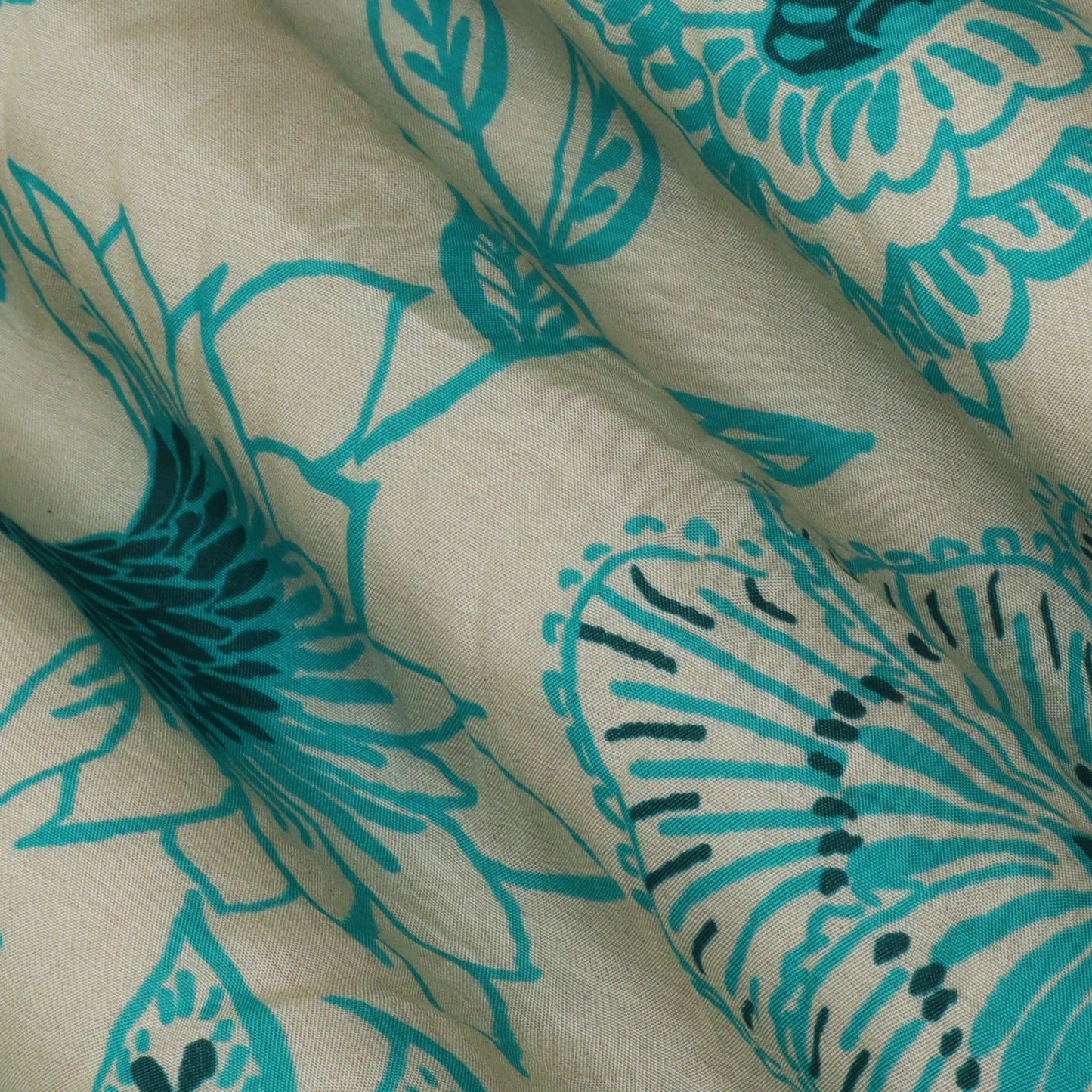 Multi-Color Muslin Print Fabric