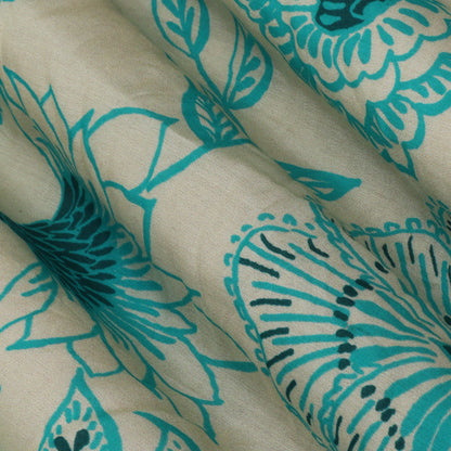Multi-Color Muslin Print Fabric