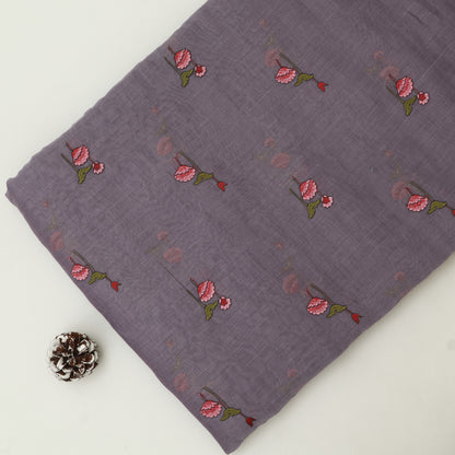 Chanderi Embroidery Fabric