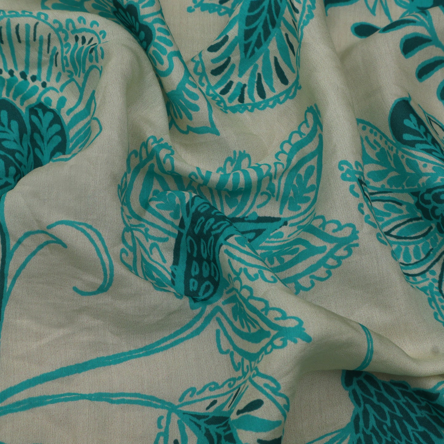 Multi-Color Muslin Print Fabric