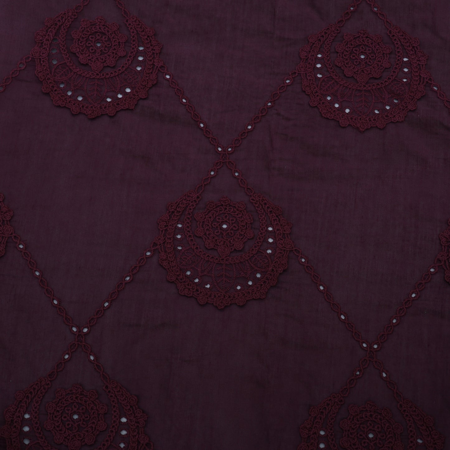 Chanderi Embroidery Fabric