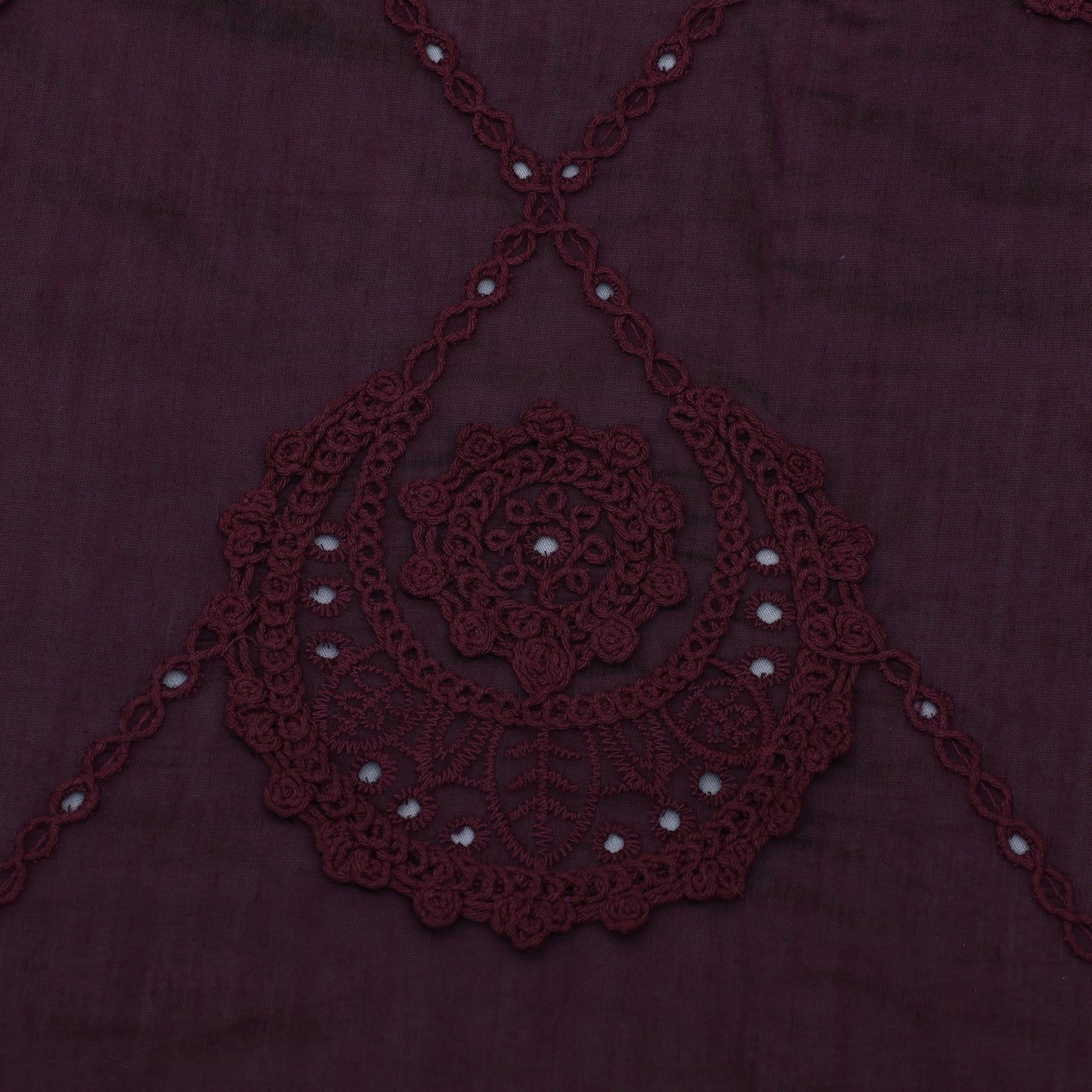 Chanderi Embroidery Fabric