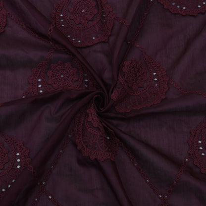 Chanderi Embroidery Fabric
