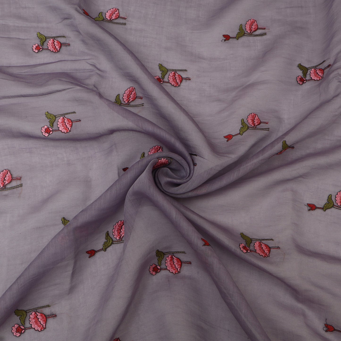 Chanderi Embroidery Fabric