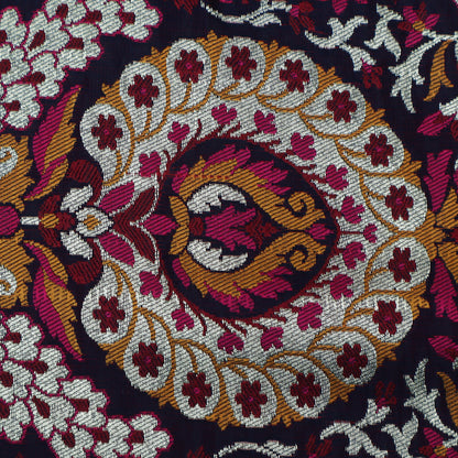 Multicolor Kimkhab Brocade Fabric