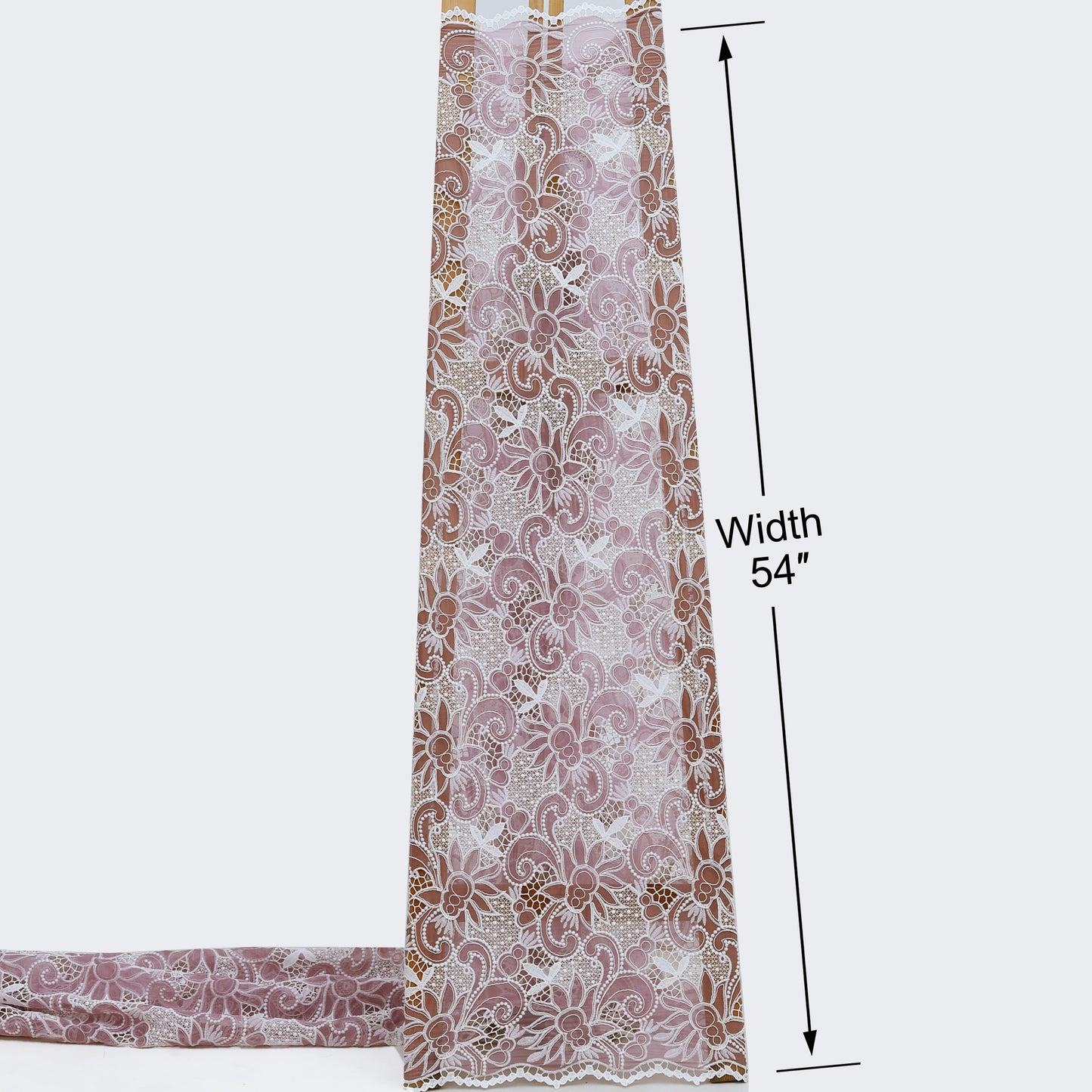 Chinon Chiffon Embroidery Fabric