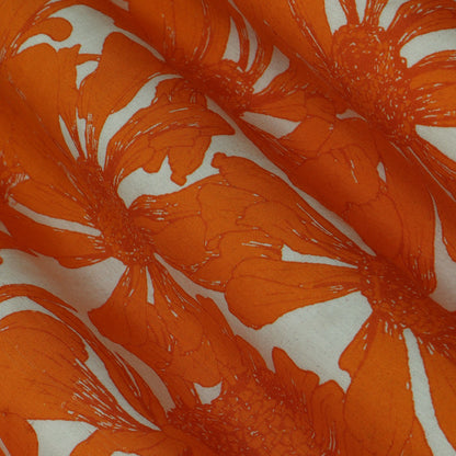 Multi-Color Muslin Print Fabric