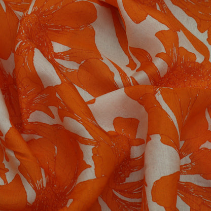 Multi-Color Muslin Print Fabric