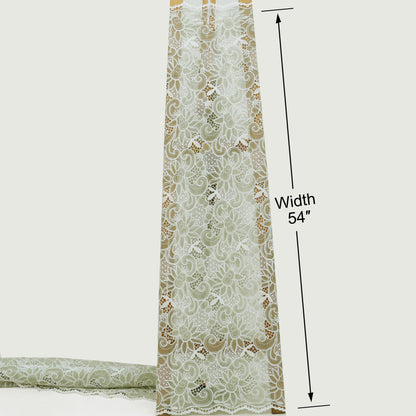 Chinon Chiffon Embroidery Fabric