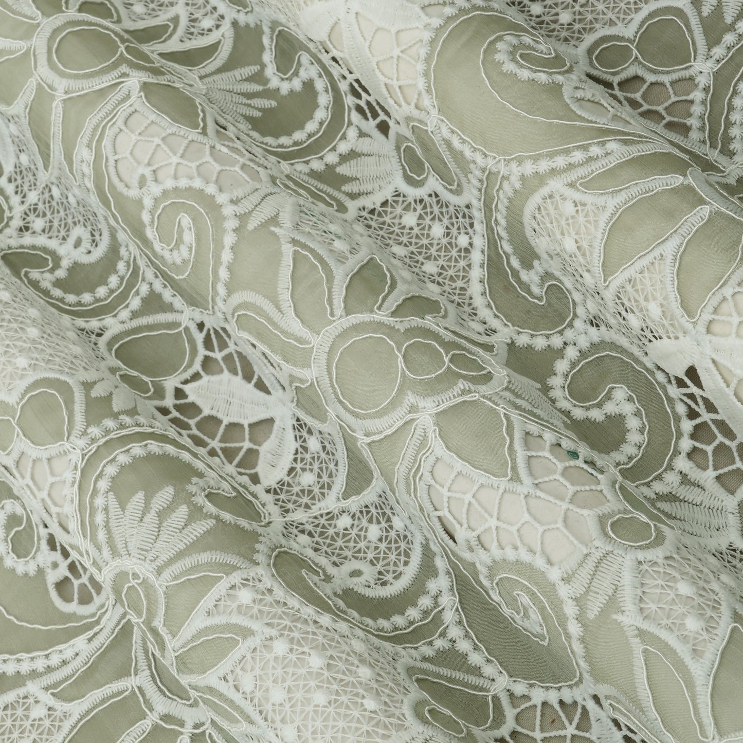 Chinon Chiffon Embroidery Fabric