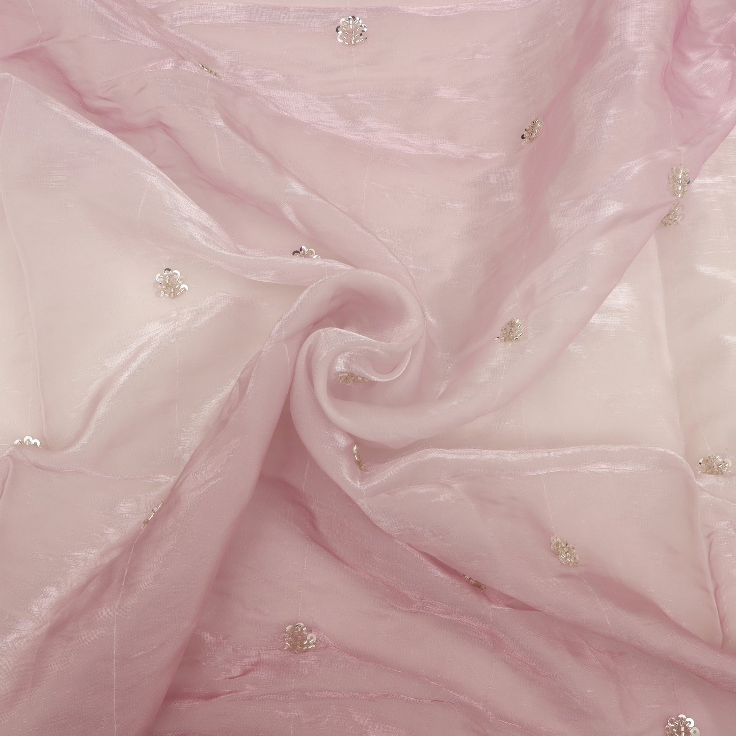 Satin Organza Embroidery Fabric