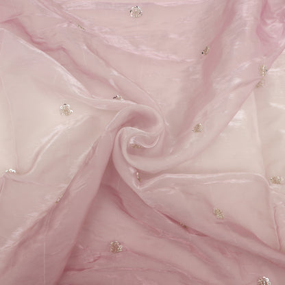 Satin Organza Embroidery Fabric