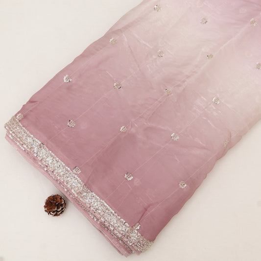 Satin Organza Embroidery Fabric