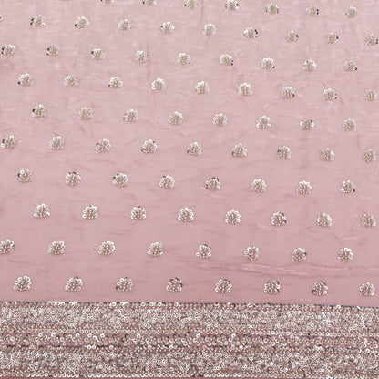 Satin Organza Embroidery Fabric