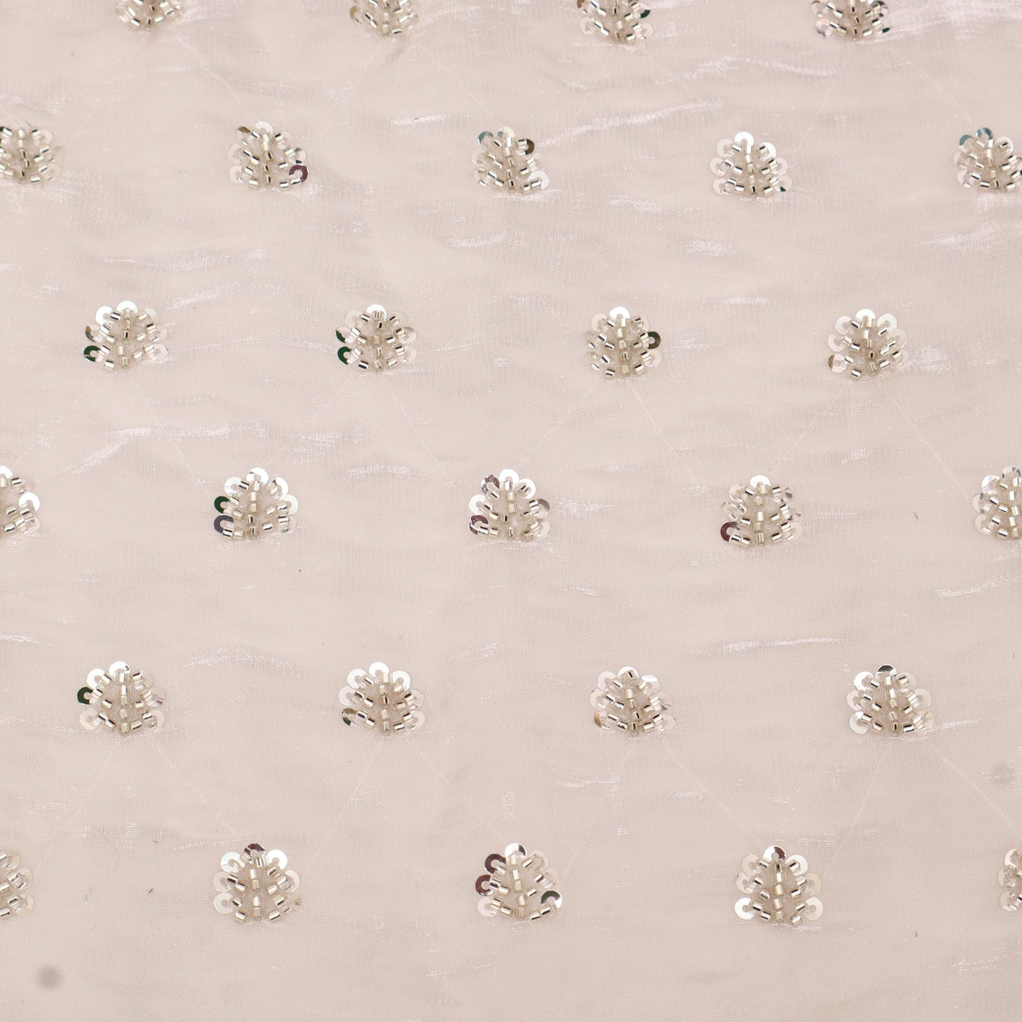 Satin Organza Embroidery Fabric