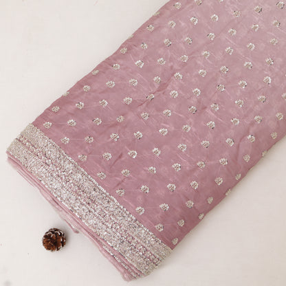 Satin Organza Embroidery Fabric