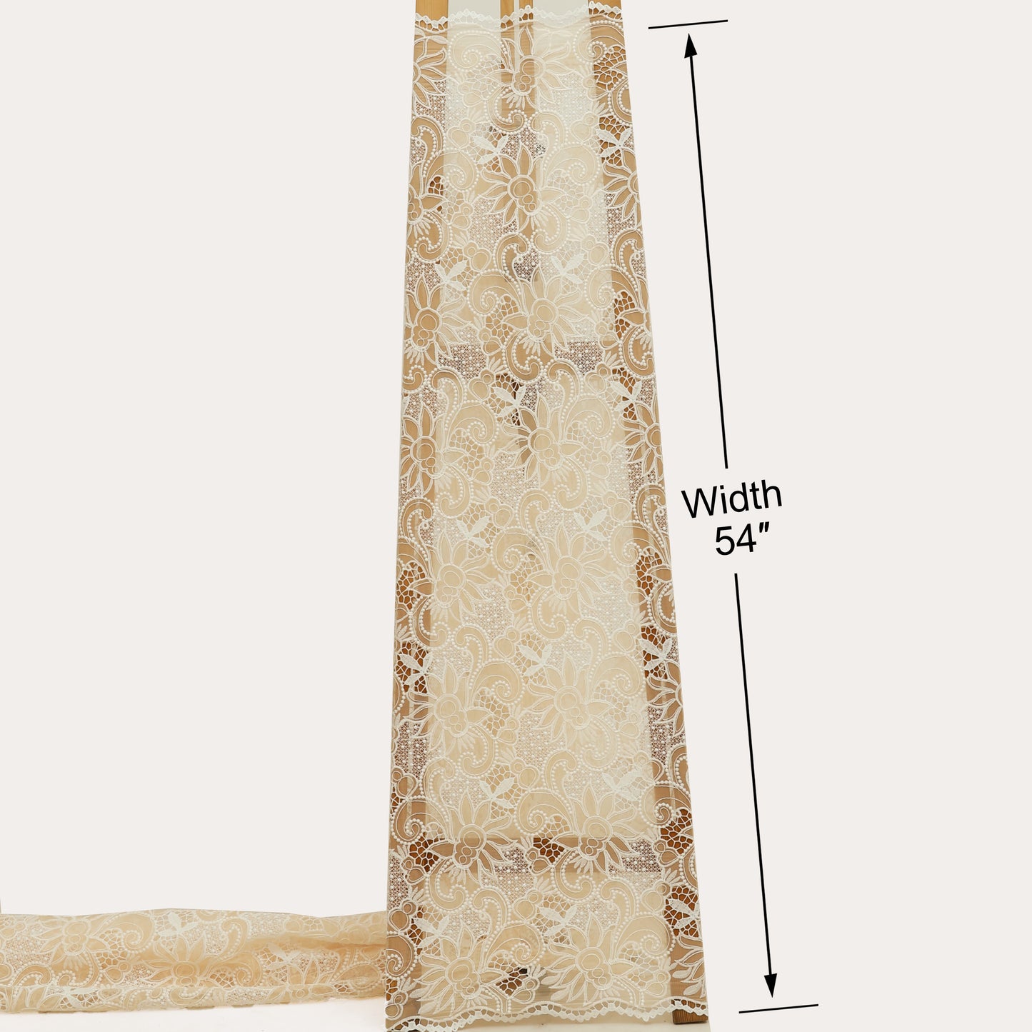 Chinon Chiffon Embroidery Fabric