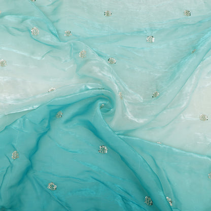 Satin Organza Embroidery Fabric