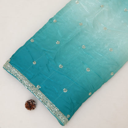 Satin Organza Embroidery Fabric