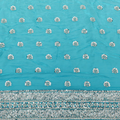 Satin Organza Embroidery Fabric