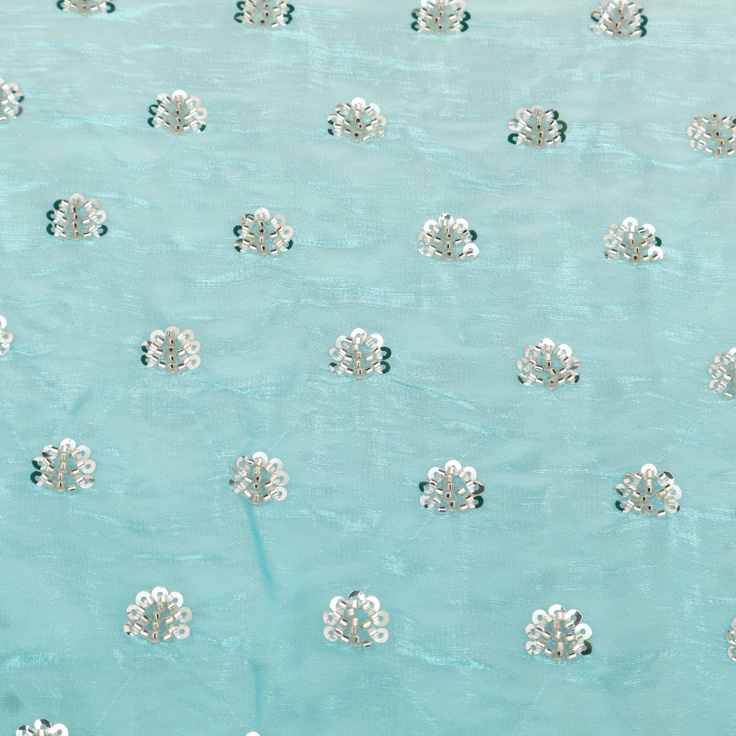 Satin Organza Embroidery Fabric