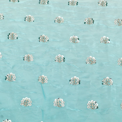 Satin Organza Embroidery Fabric