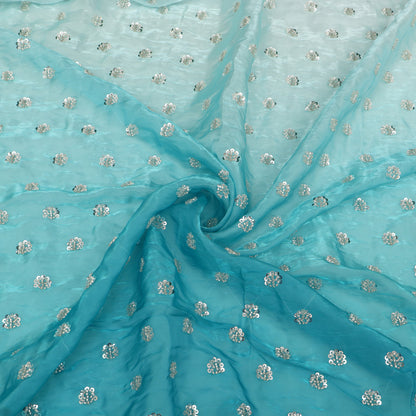 Satin Organza Embroidery Fabric