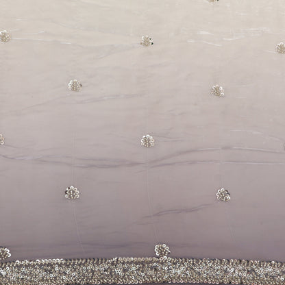 Satin Organza Embroidery Fabric