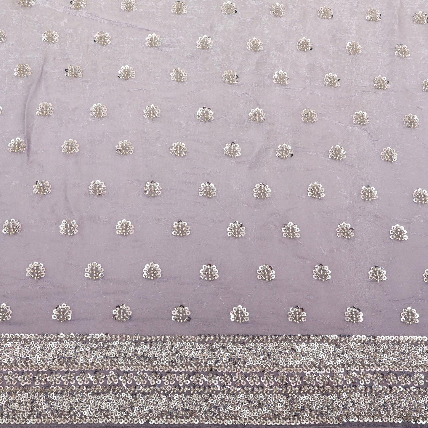 Satin Organza Embroidery Fabric