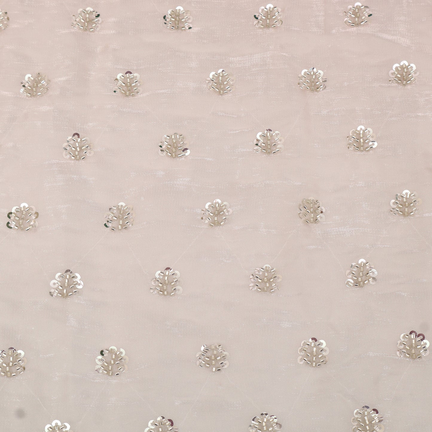 Satin Organza Embroidery Fabric