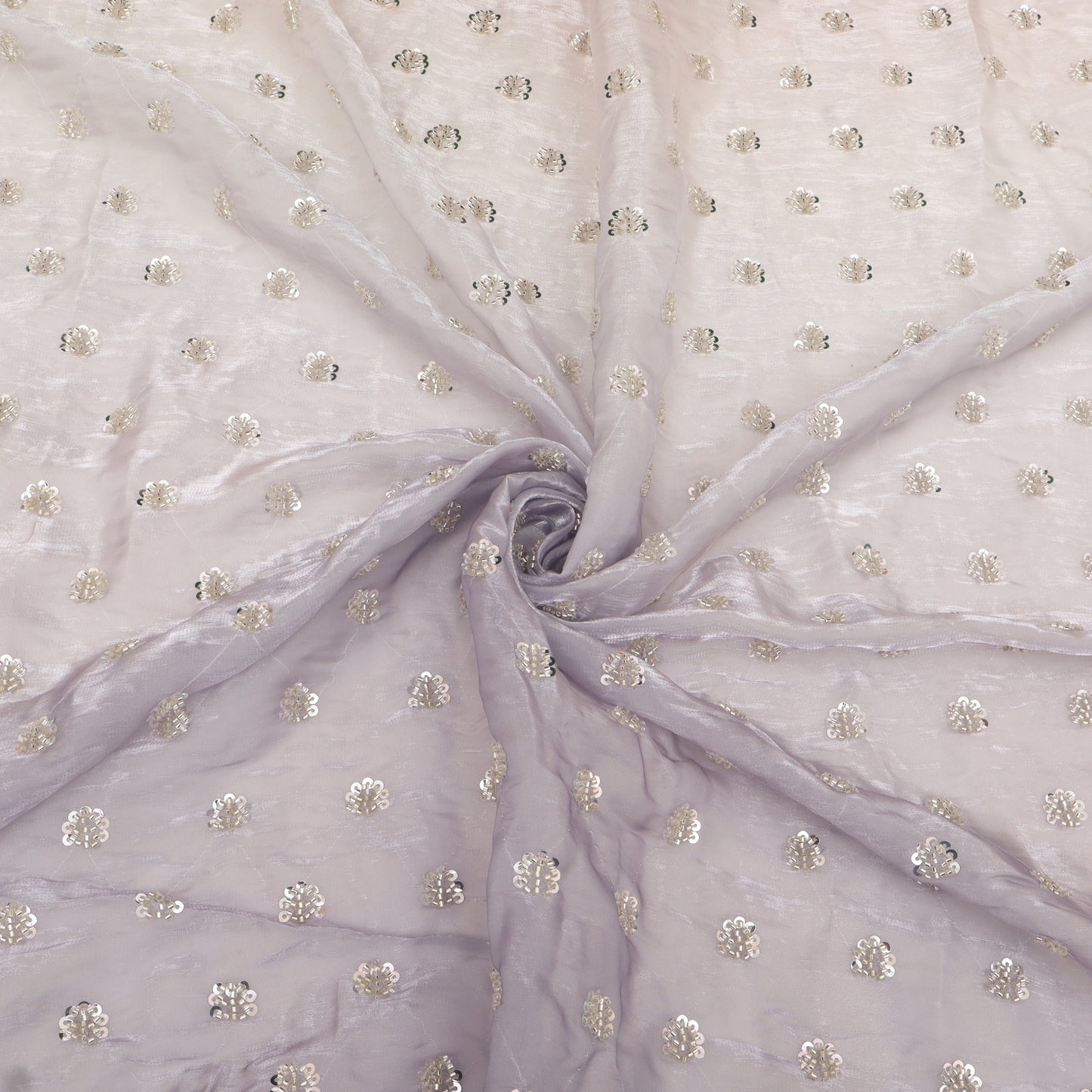 Satin Organza Embroidery Fabric