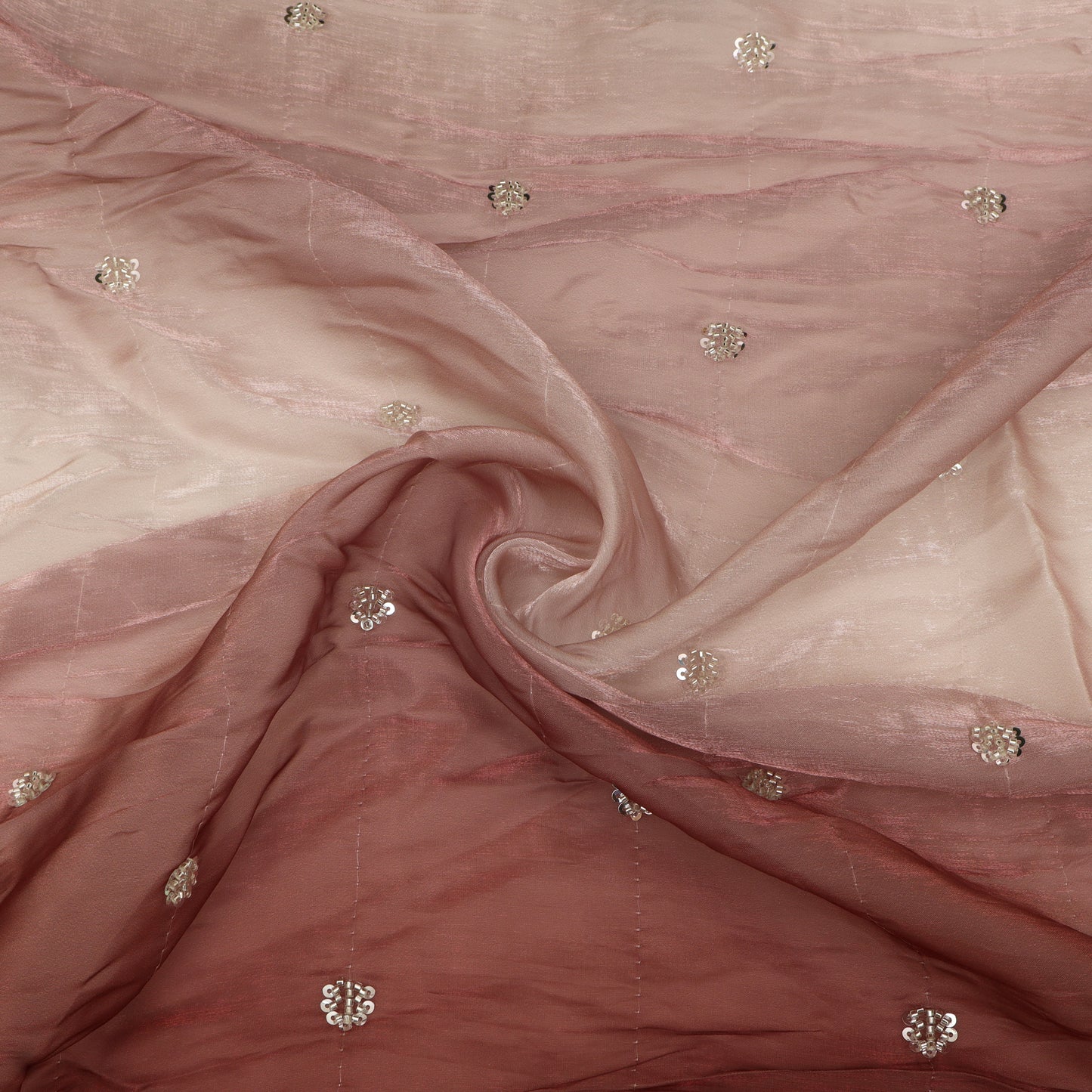 Satin Organza Embroidery Fabric