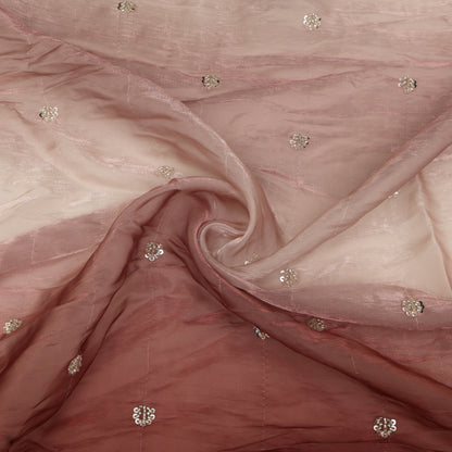 Satin Organza Embroidery Fabric
