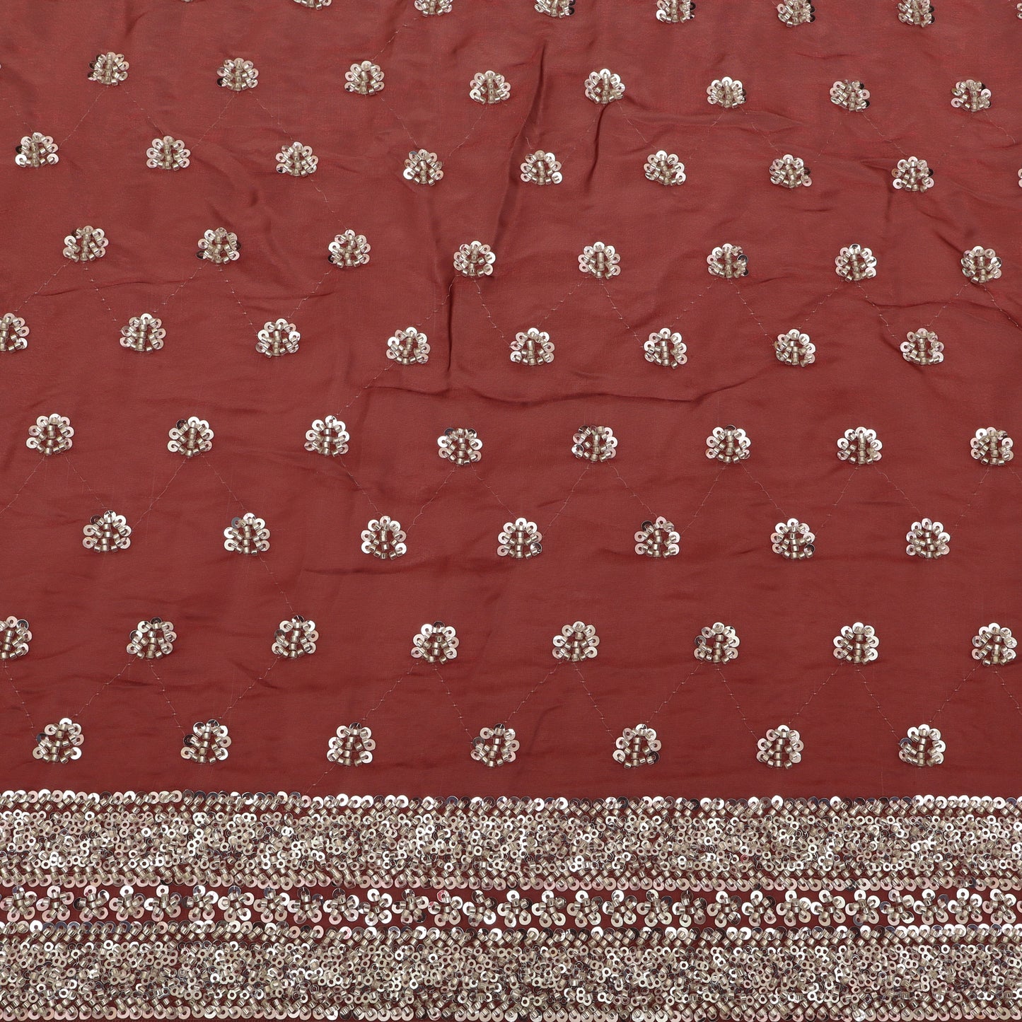 Satin Organza Embroidery Fabric