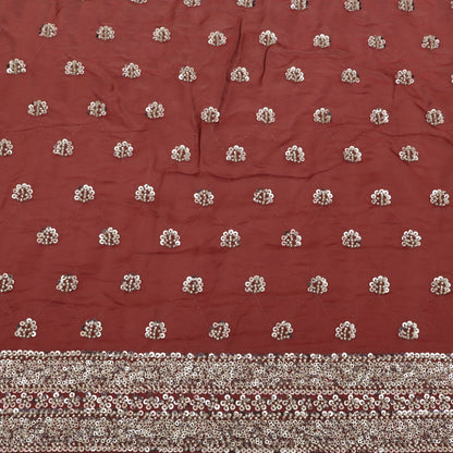 Satin Organza Embroidery Fabric