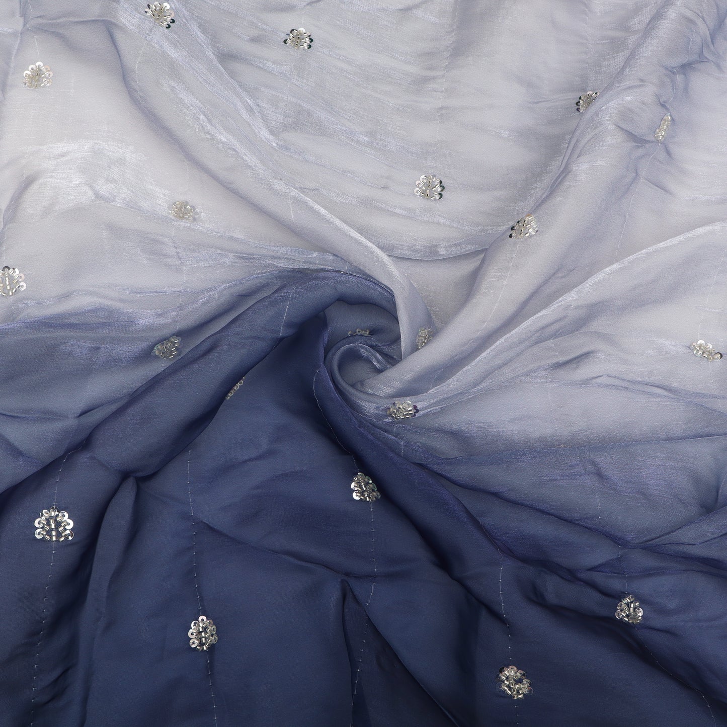 Satin Organza Embroidery Fabric