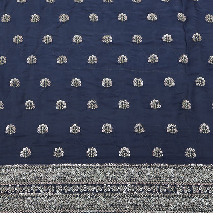 Satin Organza Embroidery Fabric