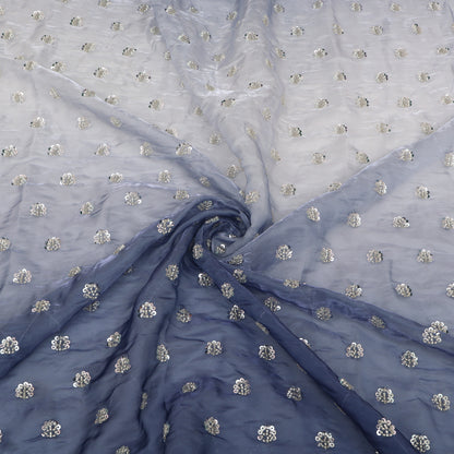 Satin Organza Embroidery Fabric