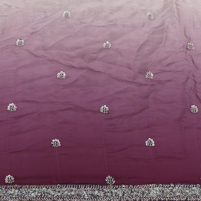 Satin Organza Embroidery Fabric