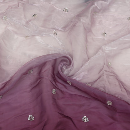 Satin Organza Embroidery Fabric