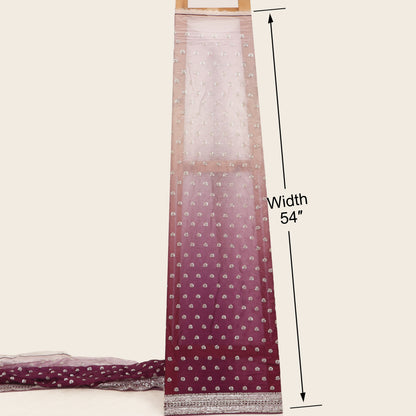 Satin Organza Embroidery Fabric