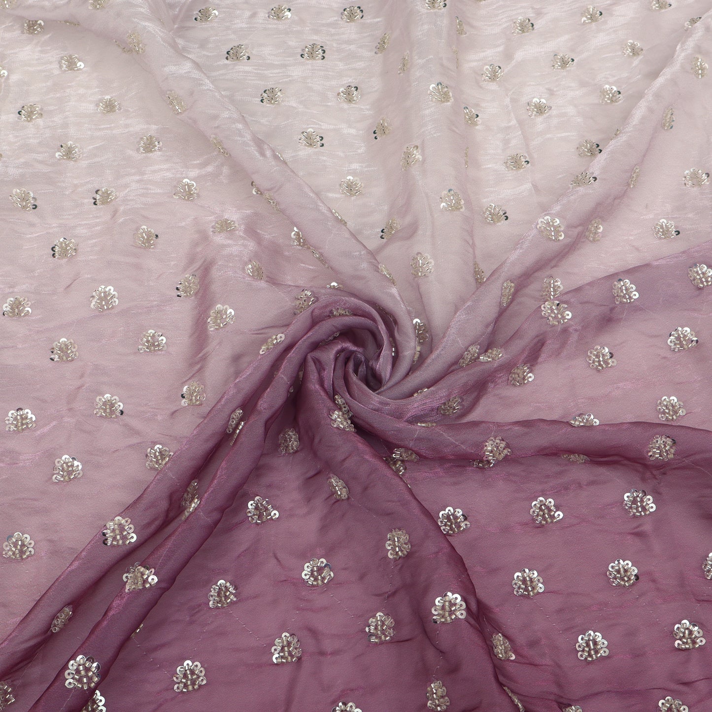 Satin Organza Embroidery Fabric