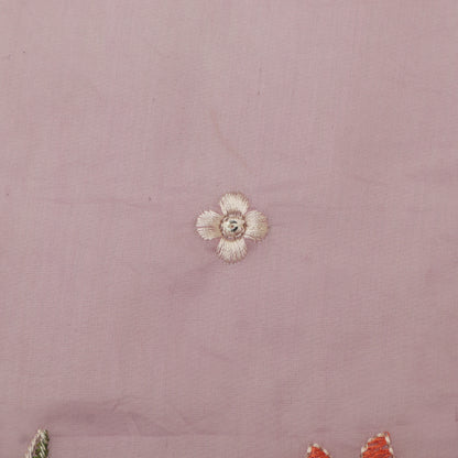 Mul Chanderi Embroidery Fabric