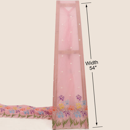 Mul Chanderi Embroidery Fabric